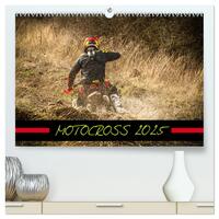 MOTOCROSS 2025 (hochwertiger Premium Wandkalender 2025 DIN A2 quer), Kunstdruck in Hochglanz