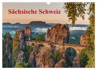 Sächsische Schweiz (Wandkalender 2025 DIN A3 quer), CALVENDO Monatskalender