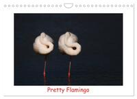 Pretty Flamingo (Wandkalender 2025 DIN A4 quer), CALVENDO Monatskalender