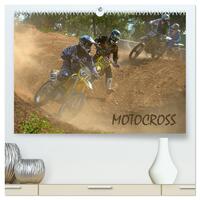 Motocross (hochwertiger Premium Wandkalender 2025 DIN A2 quer), Kunstdruck in Hochglanz