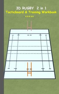 3D Rugby 2 in 1 Tacticboard and Training Book