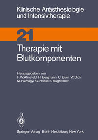 Therapie mit Blutkomponenten