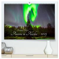 Aurora in Alaska (hochwertiger Premium Wandkalender 2025 DIN A2 quer), Kunstdruck in Hochglanz