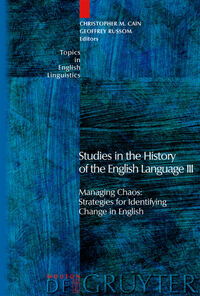 Studies in the History of the English Language III