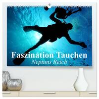 Faszination Tauchen - Neptuns Reich (hochwertiger Premium Wandkalender 2025 DIN A2 quer), Kunstdruck in Hochglanz