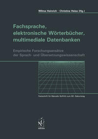 Fachsprache, elektronische Wörterbücher, multimediale Datenbanken