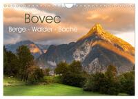 Bovec. Berge - Wälder - Bäche (Wandkalender 2025 DIN A4 quer), CALVENDO Monatskalender