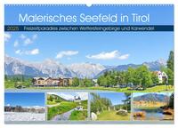 Malerisches Seefeld in Tirol (Wandkalender 2025 DIN A2 quer), CALVENDO Monatskalender