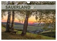 Sauerland - Land der tausend Berge (Wandkalender 2025 DIN A4 quer), CALVENDO Monatskalender