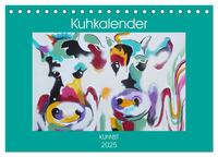 Kuhkalender (Tischkalender 2025 DIN A5 quer), CALVENDO Monatskalender