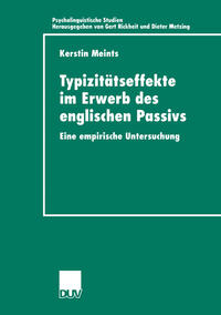 Typizitätseffekte im Erwerb des englischen Passivs