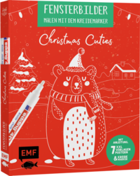 Vorlagenmappe Fensterbilder malen mit dem Kreidemarker – Christmas Cuties