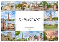 Darmstadt Stadtansichten (Wandkalender 2025 DIN A2 quer), CALVENDO Monatskalender