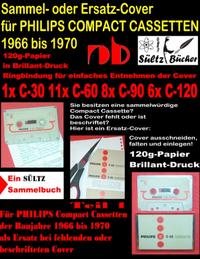 Sammel- oder Ersatz-Cover für PHILIPS COMPACT CASSETTEN 1966 bis 1970