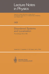 Disordered Systems and Localization