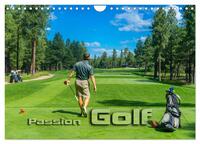 Passion Golf (Wandkalender 2025 DIN A4 quer), CALVENDO Monatskalender