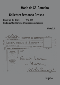 Geliebter Fernando Pessoa Erster Teil der Briefe 1912-1915