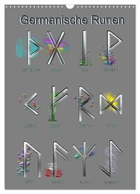 Germanische Runen (Wandkalender 2025 DIN A3 hoch), CALVENDO Monatskalender