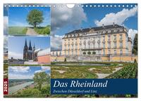 Das Rheinland - Zwischen Düsseldorf und Linz (Wandkalender 2025 DIN A4 quer), CALVENDO Monatskalender