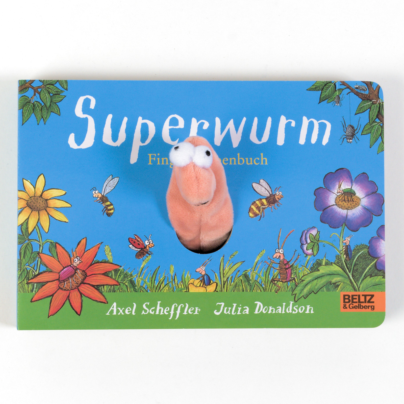 Superwurm-Fingerpuppenbuch