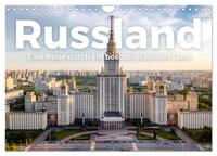 Russland - Eine Reise durch ein beeindruckendes Land. (Wandkalender 2025 DIN A4 quer), CALVENDO Monatskalender