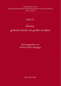 Homer, gedeutet durch ein großes Lexikon