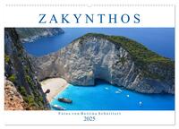 Zakynthos 2025 (Wandkalender 2025 DIN A2 quer), CALVENDO Monatskalender