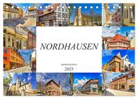 Nordhausen Impressionen (Tischkalender 2025 DIN A5 quer), CALVENDO Monatskalender