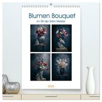 Blumen Bouquet (hochwertiger Premium Wandkalender 2025 DIN A2 hoch), Kunstdruck in Hochglanz