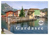 Gardasee (Tischkalender 2025 DIN A5 quer), CALVENDO Monatskalender