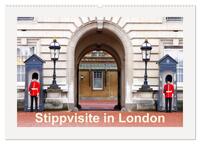 Stippvisite in London (Wandkalender 2025 DIN A2 quer), CALVENDO Monatskalender