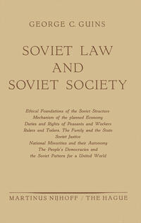 Soviet Law and Soviet Society