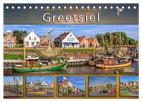 Reise an die Nordsee - Greetsiel (Tischkalender 2025 DIN A5 quer), CALVENDO Monatskalender