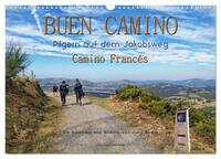 Buen Camino - pilgern auf dem Jakobsweg - Camino Francés (Wandkalender 2025 DIN A3 quer), CALVENDO Monatskalender