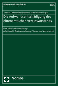 Die Aufwandsentschädigung des ehrenamtlichen Vereinsvorstands