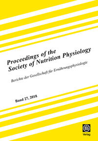 Proceedings of the Society of Nutrition Physiology Band 27