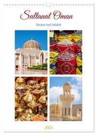 Sultanat Oman - Maskat und Salalah (Wandkalender 2025 DIN A3 hoch), CALVENDO Monatskalender