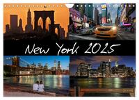 New York (Wandkalender 2025 DIN A4 quer), CALVENDO Monatskalender