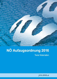 NÖ Aufzugsordnung 2016