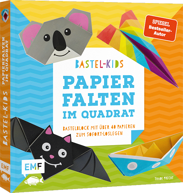 Papierfalten im Quadrat – Bastel-Kids