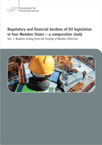 Regulatory and financial burdens of EU legislation in four Member States - a comparitive study