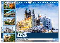 Meißen Impressionen (Wandkalender 2025 DIN A4 quer), CALVENDO Monatskalender