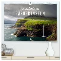 Wunderbare Färöer Inseln (hochwertiger Premium Wandkalender 2025 DIN A2 quer), Kunstdruck in Hochglanz