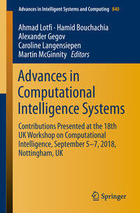 Advances in Computational Intelligence Systems