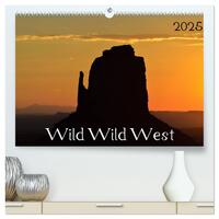 Wild Wild West (hochwertiger Premium Wandkalender 2025 DIN A2 quer), Kunstdruck in Hochglanz