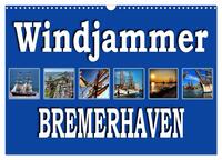 Windjammer - Bremerhaven (Wandkalender 2025 DIN A3 quer), CALVENDO Monatskalender