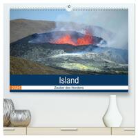 Island - Zauber des Nordens (hochwertiger Premium Wandkalender 2025 DIN A2 quer), Kunstdruck in Hochglanz