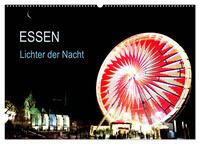 Essen Lichter der Nacht (Wandkalender 2025 DIN A2 quer), CALVENDO Monatskalender