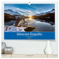 Silsersee Engadin (hochwertiger Premium Wandkalender 2025 DIN A2 quer), Kunstdruck in Hochglanz