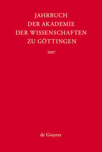 Jahrbuch der Göttinger Akademie der Wissenschaften / 2007